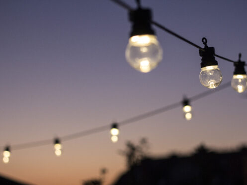 Outdoor lighting installation in Coachella Valley, CA